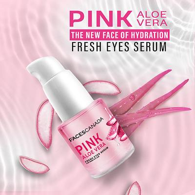 FACESCANADA Pink Aloe Vera Fresh Eyes Serum 15 ml - Face Serum