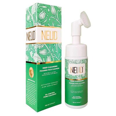 NEUD Deep Cleansing Foaming Face Cleanser With Activated Charcoal and Aloe Vera 150 ml - Skin-Treatment