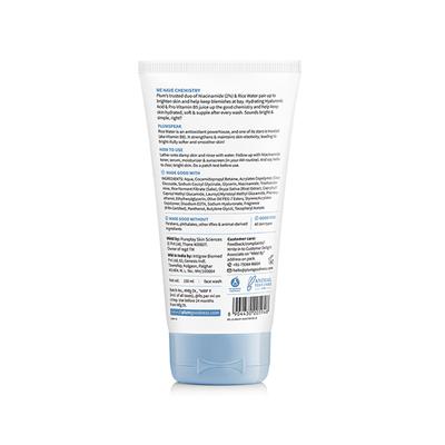 Plum 2% Niacinamide Face Wash With Rice Water For Bright, Soft Skin Gentle,Non-drying formula 150 ml - Face Wash & Cleansers