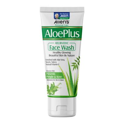 Allen Aloe Plus Face Wash 100 gm (Pack Of 2) - Personal Care (Ayush)