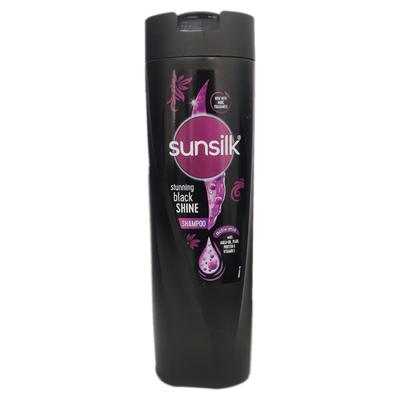 Sunsilk Stunning Black Shine Shampoo Activ Mix with Almond Oil, Pearl Protein & Vitamin E 360ml - Shampoos
