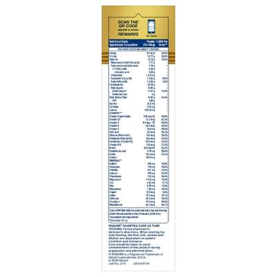 Ensure Diabetes Care Powder - Wholesome Wheat Flavour 375 g (Refill Pack) - Nutrition Powders