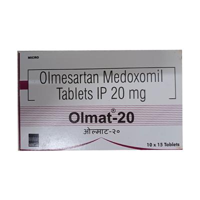 OLMAT 20 Tablet 15's - Hypertension-Ang