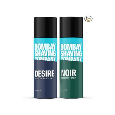 Bombay Shaving Company Desire and Noir 150ml each Deodorant Spray for Men 2's - Men Deodorants/Roll-Ons