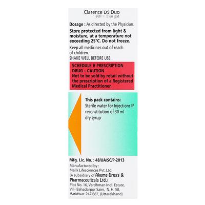 CLARENCE DS DUO Suspension 30ml - Bacterial Infections-Pen