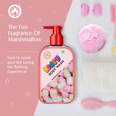 Mom & World Kidsy Body Wash - Marshmallow 240 ml - Baby Body Wash