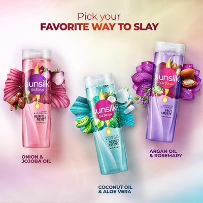 Sunsilk Hairfall Shampoo With Onion & Jojoba Oil 370 ml - Shampoos