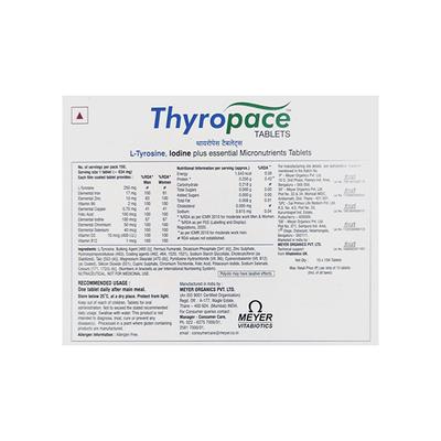 THYROPACE GLUTEN FREE Tablet 15's - Supplements-Vam