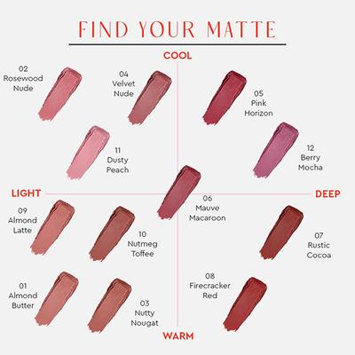 Kiro Slickstick Luxe Matte - Rustic Cocoa 2.4 gm - Lipsticks