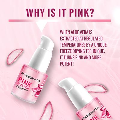 FACESCANADA Pink Aloe Vera Fresh Eyes Serum 15 ml - Face Serum