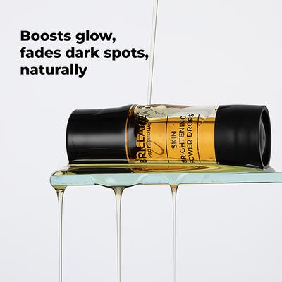 Brillare Professional Skin Brightening Power Drops, Natural Face Serum, Rosehip and Sandalwood 15 ml - Face Serum