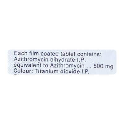 Aziwok 500mg Tablet 5'S - Bacterial Infections-Mac