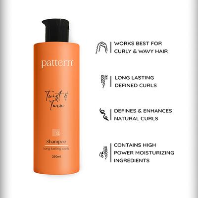 Pattern Twist and Turn Shampoo 250 ml - Shampoos