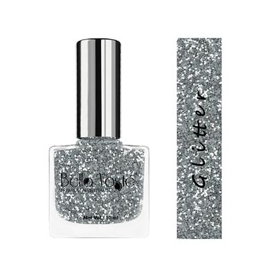 Bella Voste Glitter Nail Paint Silver(60) 10 Ml - Nail Polish