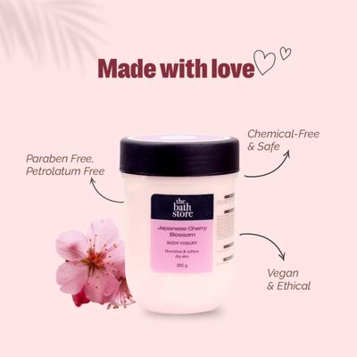The Bath Store Japanese Cherry Blossom Body Yogurt 200 gm - Lotions & Creams