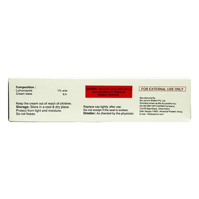 LULINOL XL Cream 50gm - Fungal Infections-Taa