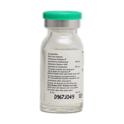 Monocef SB 500/250mg Injection 1's - Bacterial Infections-Cep