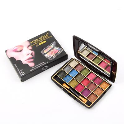 Miss Rose 18 Color Metallic Eyeshadow Palette 7001 - 402 M03 20 gm - Face Palettes