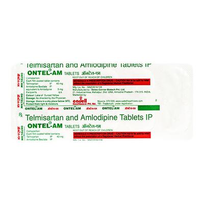 ONTEL AM Tablet 10's - Hypertension-Ana