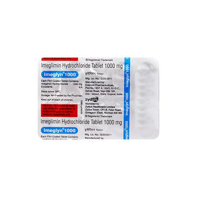 IMEGLYN 1000 Tablet 10's - Diabetes-Ant