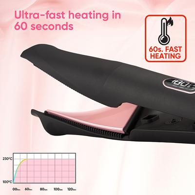 Vega Glam Up 2 In 1 Twisted Hair Styler- Straightener and Curler, (VHSC-05) 455 gm - Straighteners