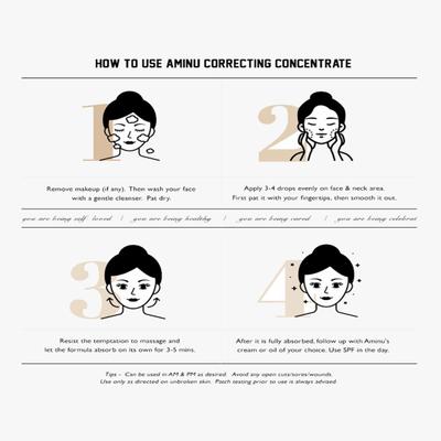 AMINU The mood - Correcting Concentrate 30 ml - Face Serum