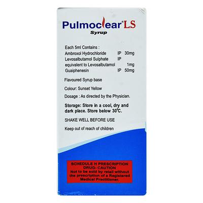 PULMOCLEAR LS Syrup 100ml - Cough And Cold-Cou