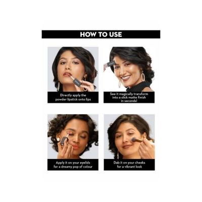 Sugar Cosmetics Air Kiss Powder Lipstick 01 Mocha Mousse 2 gm - Lipsticks