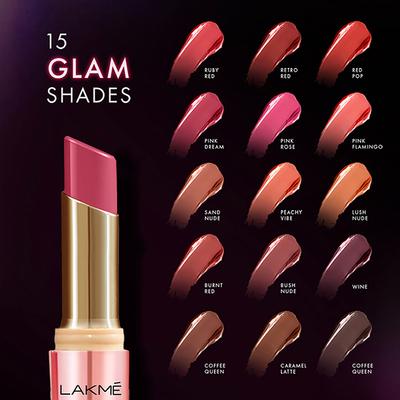 Lakme 9 to 5 P+S Lipstick Caramel Latte 3.6 gm - Lipsticks