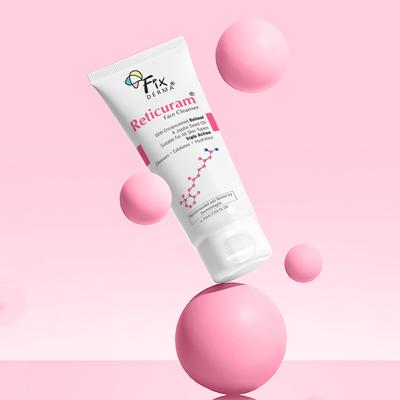 Fixderma 0.05%Retinol Reticuram for All Skin TypesRegulates Sebum Production Deep Pore Cleanser-75ml - Face Wash & Cleansers