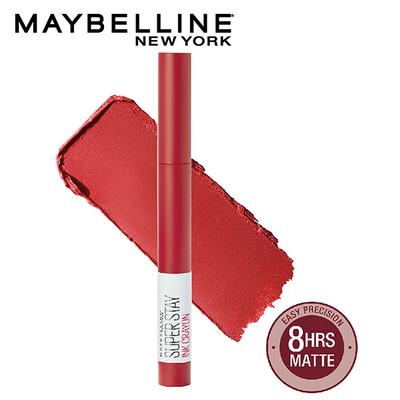 Maybelline New York Super Stay Ink Crayon Lipstick, 45 Hustle in Heels 1.2gm - Lipsticks