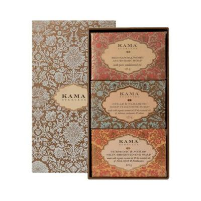 Kama Ayurveda Three Traditional Treatment Soap Box 125gm each 3's - Soaps