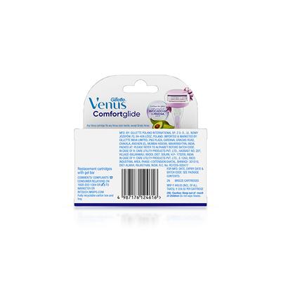 Gillette Venus Comfortglide 2 Soap Gel Bar With A Touch Of Avocado & Freesia Scent Cartridges - 2's - Razors & Cartridges