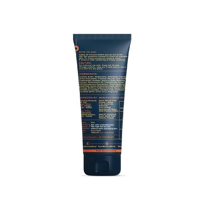 Beardhood Sunscreen SPF 50 Pa+++ Water & Sweat Resistant 50gm - Face Sunscreen