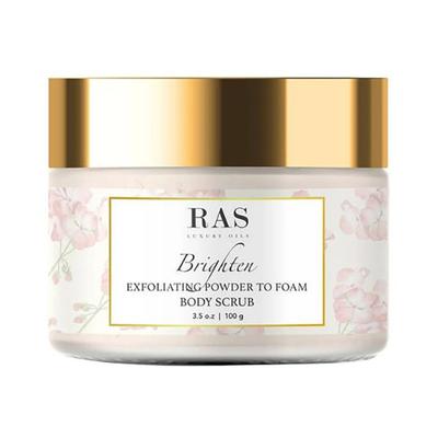 Ras Luxury Skincare Brighten Tan Removing Body Scrub 100gm - Scrubs & Exfoliants