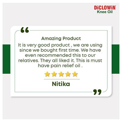 DICLOWIN KNEE Oil 60ml - Pain relief-Nsa