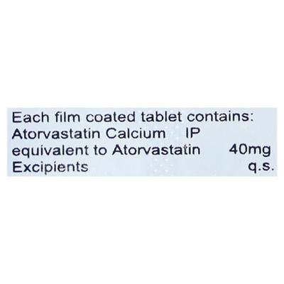 Lipitab 40mg Tablet 10'S - High Cholesterol-Dys