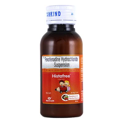Histafree Raspberry & Vanilla Flavour Suspension 60ml - Allergies-Ant