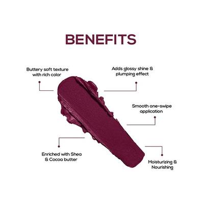 RENEE Crush Glossy Lipstick - Carino 4 gm - Lipsticks