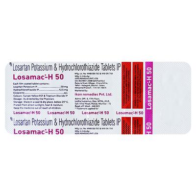 LOSAMAC H Tablet 10's - Hypertension-Ang