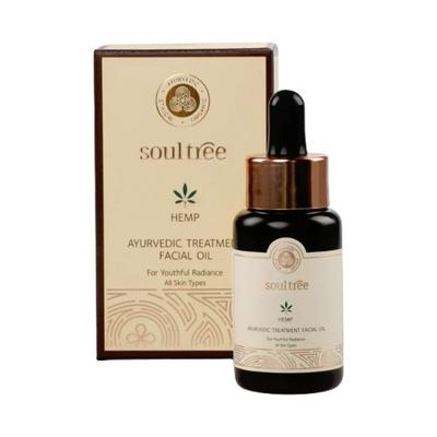 SoulTree Hemp Ayurvedic Treatment Facial Oil for Youthful Radiance 30 ml - Face Oils