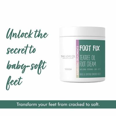 The Love Co. Foot Fix Tea Tree Oil Foot Cream 100 gm - Foot Care