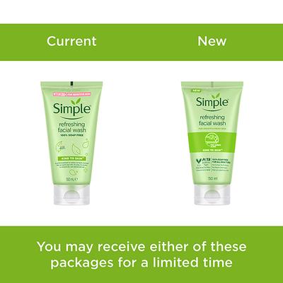 Simple Kind To Skin Refreshing Facial Wash 150 ml - Face Washes