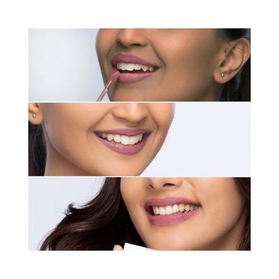 Mamaearth Naturally Matte Lip Serum Lipstick with Vitamin C & E For Upto 12 Hour Long Stay Pink Daffodil 3ml - Others