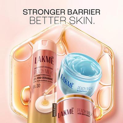 Lakme Peach Milk Light Weight 24h Moisturiser 60 ml - Face Moisturizers