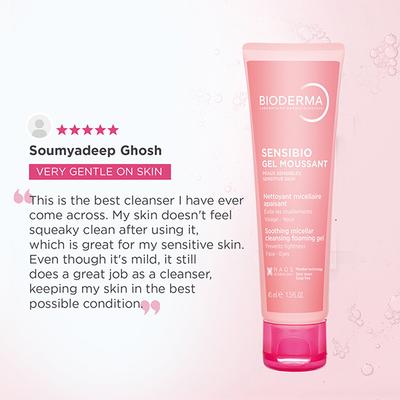 Bioderma Sensibio Gentle Soothing Micellar Cleansing Foaming Gel For Sensitive Skin 45 ml - Scrubs & Exfoliants