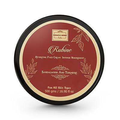 Miracle Herbs Rubine Hydrating Face Moisturizer Gel Enriched with Sandalwood And Turmeric 500 gm - Face Moisturizers