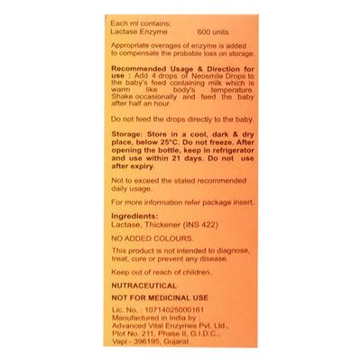 Neosmile Drops 10ml - Diarrhoea-Ant