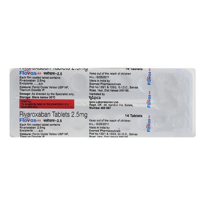 FLOVAS 2.5 Tablet 14's - Blood Clot-Ant