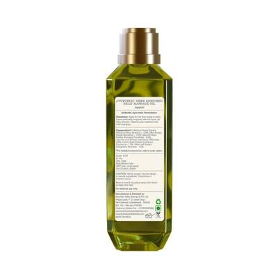 Forest Essentials Ayurvedic Herb Enriched Head Massage Oil Japapattiimproves Texture & Volume 200 ml - Hair Oils